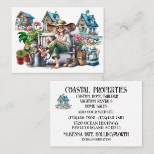 Tarjeta de visita costera