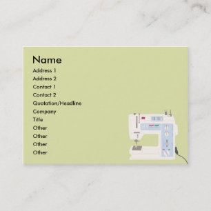 Tarjeta De Visita Costura - rechoncha