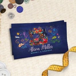 Tarjeta De Visita Costura y alteraciones - Arte de estilo vintage