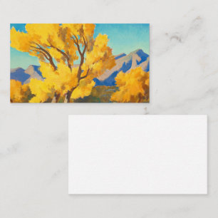 Tarjeta De Visita Cottonwoods desierto, Arizona, por Maynard Dixon