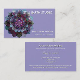 Tarjeta De Visita Council of Leaves | Mandala Art P&B