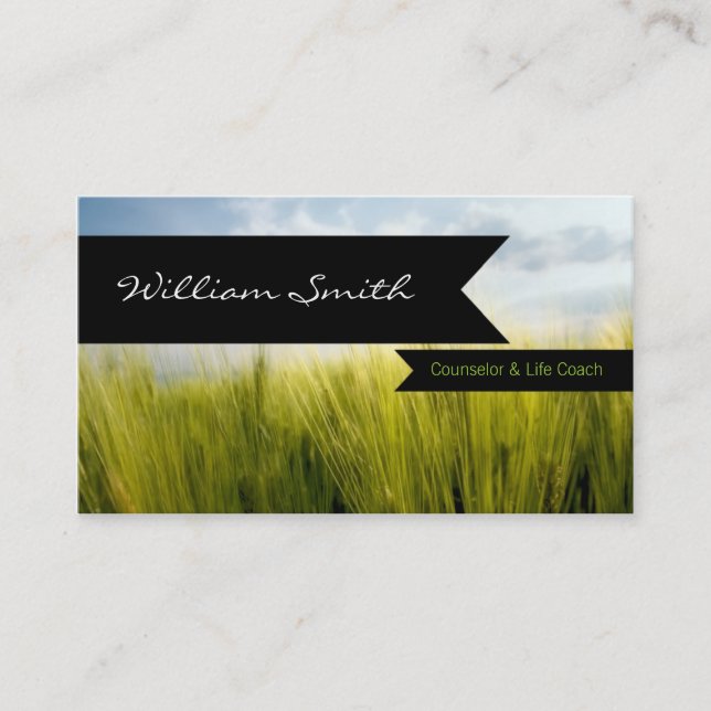 Tarjeta De Visita Counselor & Life Coach (Anverso)