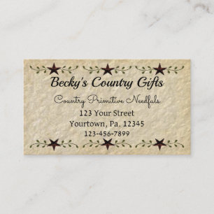 Tarjeta de visita Country Stars
