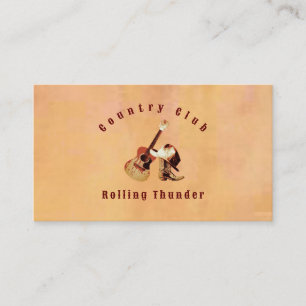 Tarjeta De Visita Country Western Business Card
