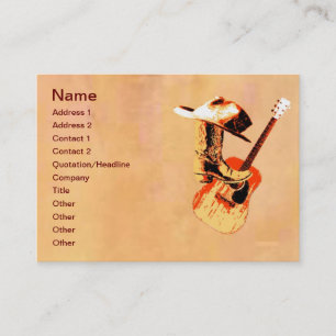 Tarjeta De Visita Country Western Business Card