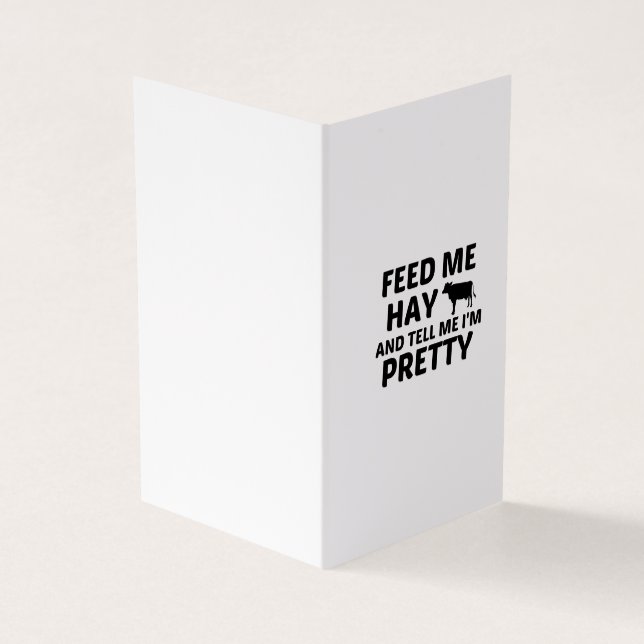 TARJETA DE VISITA COW FEED HAY (Exterior)