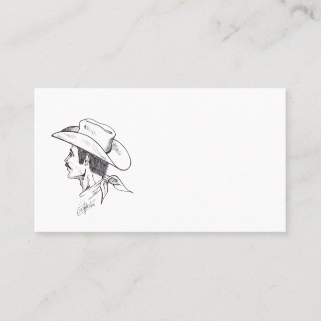 TARJETA DE VISITA COWBOY (Anverso)