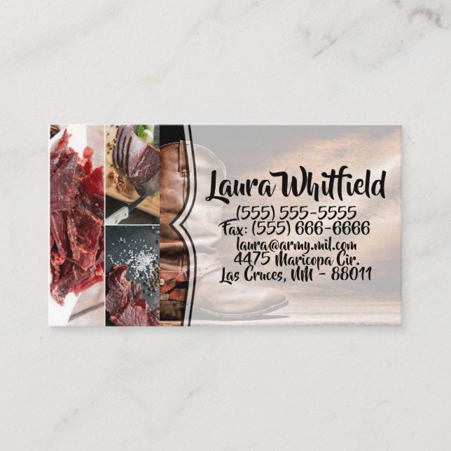 Tarjeta De Visita Cowboy Boots Barn Wood Rustic Countic (Anverso)