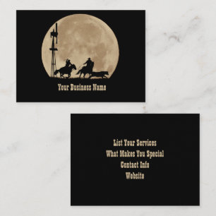 Tarjeta De Visita Cowboy Business Cards
