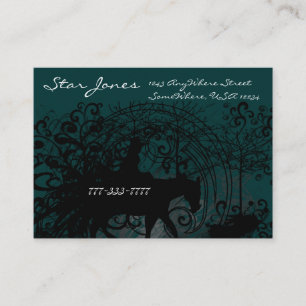 Tarjeta De Visita Cowgirl Grunge -