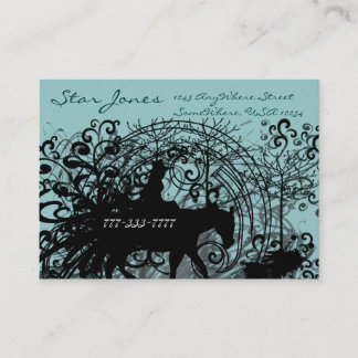 Tarjeta De Visita Cowgirl Grunge -