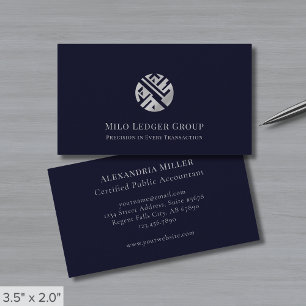 Tarjeta De Visita CPA de Contador Fiscal