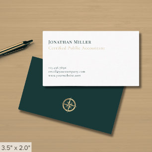 Tarjeta De Visita CPA minimalista moderno