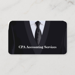 Tarjeta De Visita CPA profesional moderno Acountant