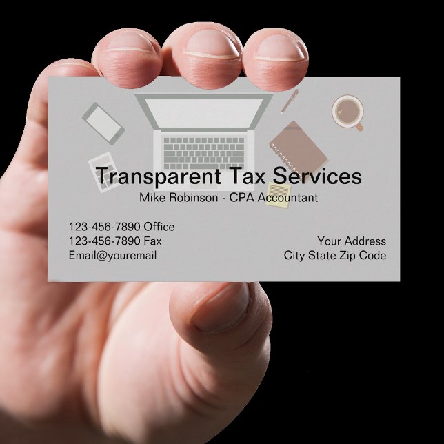 Tarjeta De Visita CPA Tax Accountability Services (Subido por el creador)