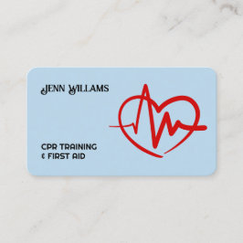Tarjeta De Visita CPR Instructor QR