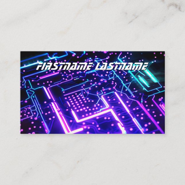 Tarjeta De Visita CPU de la placa principal de la placa de circuito  (Anverso)