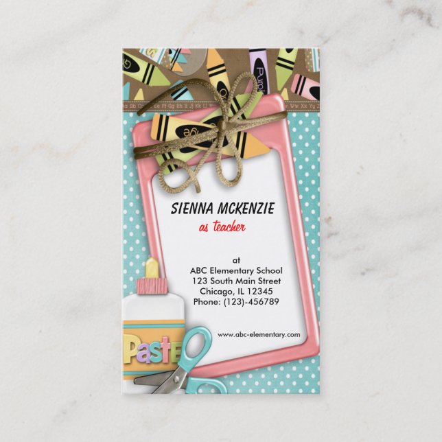 Tarjeta De Visita Craft (Anverso)