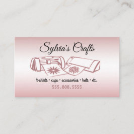 Tarjeta De Visita Crafting Vinyl Business Card