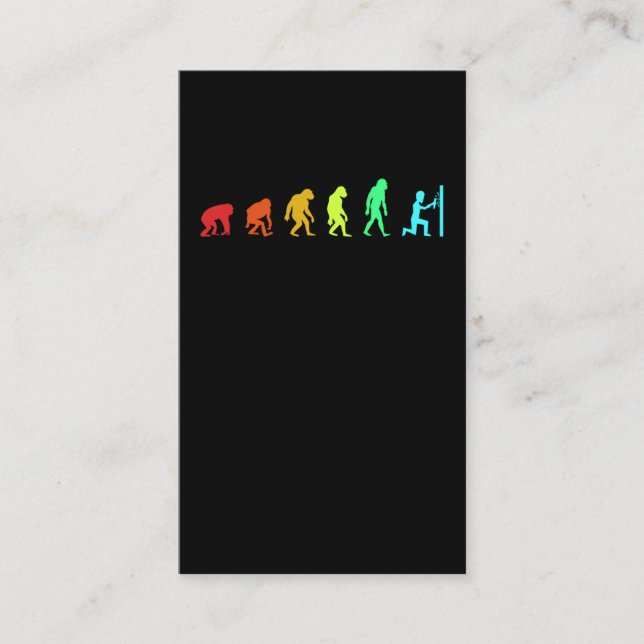 Tarjeta De Visita Craftsman de la Evolución de Soldadura (Anverso)