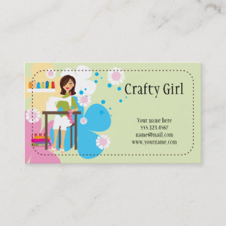 Tarjeta De Visita Crafty Chica Business Card