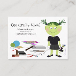 Tarjeta De Visita Crafty Chica Ghoul Business Card