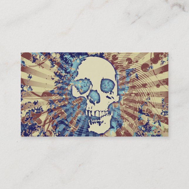 Tarjeta De Visita cráneo de alta fidelidad (Anverso)