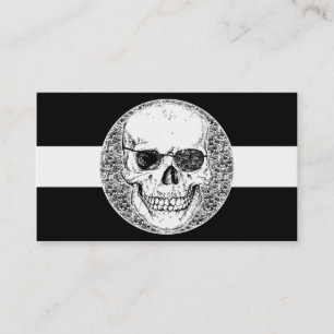 Tarjeta De Visita cráneo del pirata