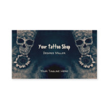 Cráneo Gótico Girasol Estilo Antiguo