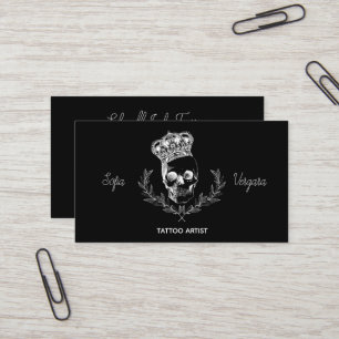 Tarjeta De Visita Cráneo real