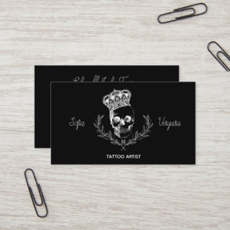 Tarjeta De Visita Cráneo real