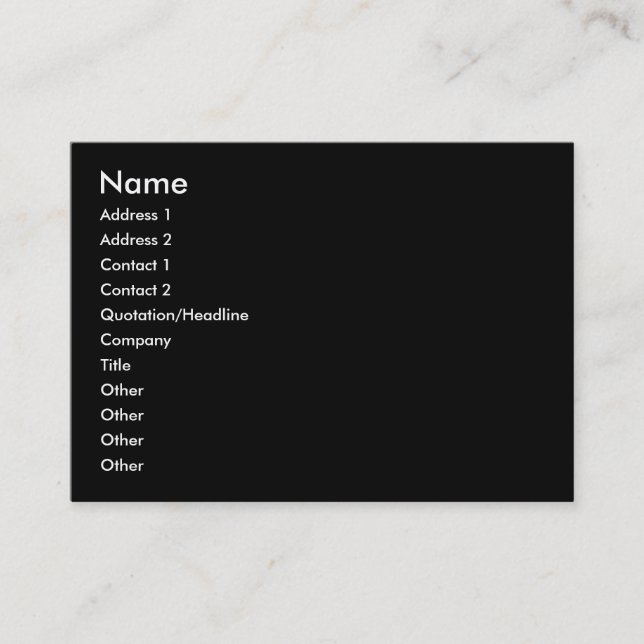 Tarjeta De Visita Cránulos y huesos cruzados (Anverso)