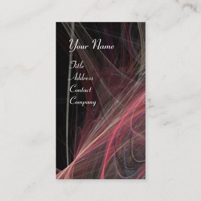 Tarjeta De Visita CRAZY FOTON MONOGRAM Gem púrpura (Anverso)