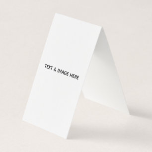 Tarjeta De Visita Crea tu propia blanca