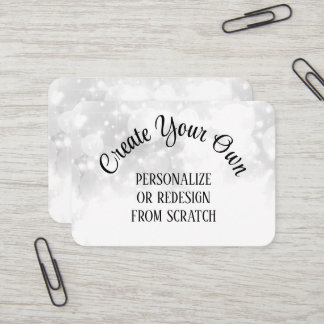 Tarjeta De Visita Crea Tu Propia Boda Blanca