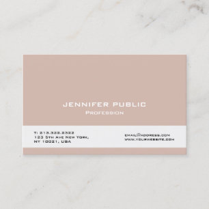Tarjeta De Visita Crea tu propia elegancia profesional moderna