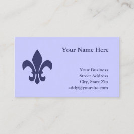 Tarjeta De Visita Crea Tu Propia Fleur de Lis