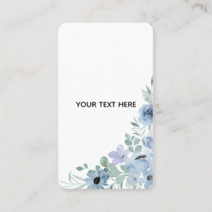 Tarjeta De Visita Crea Tu Propia Floral