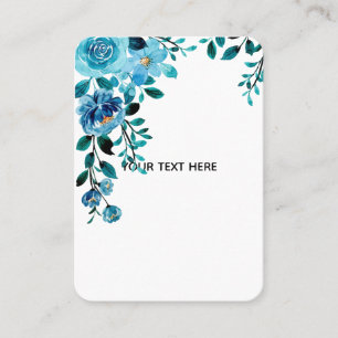 Tarjeta De Visita Crea Tu Propia Floral