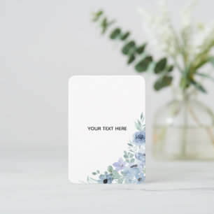 Tarjeta De Visita Crea Tu Propia Floral