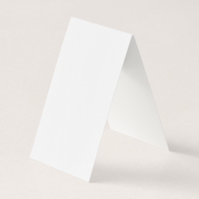 Tarjeta De Visita Crea tu propio blanco  (Reverso)