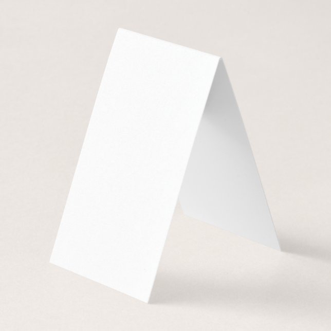 Tarjeta De Visita Crea tu propio blanco  (Reverso)