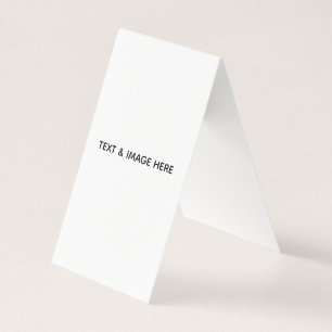 Tarjeta De Visita Crea tu propio blanco