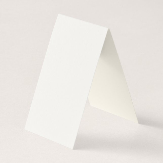 Tarjeta De Visita Crea tu propio blanco  (Reverso)