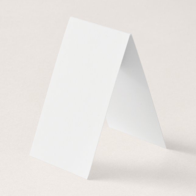 Tarjeta De Visita Crea tu propio blanco  (Reverso)