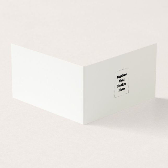 Tarjeta De Visita Crea tu propio blanco (Exterior)