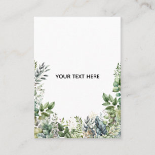 Tarjeta De Visita Crea tu propio diseño botánico