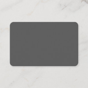 Tarjeta De Visita Crea tu propio diseño personalizado gris oscuro