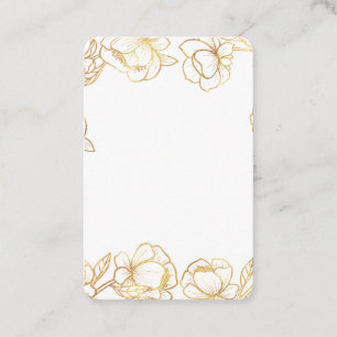 Tarjeta De Visita Crea tu propio elegante blanco