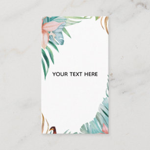 Tarjeta De Visita Crea tu propio elegante dorado blanco